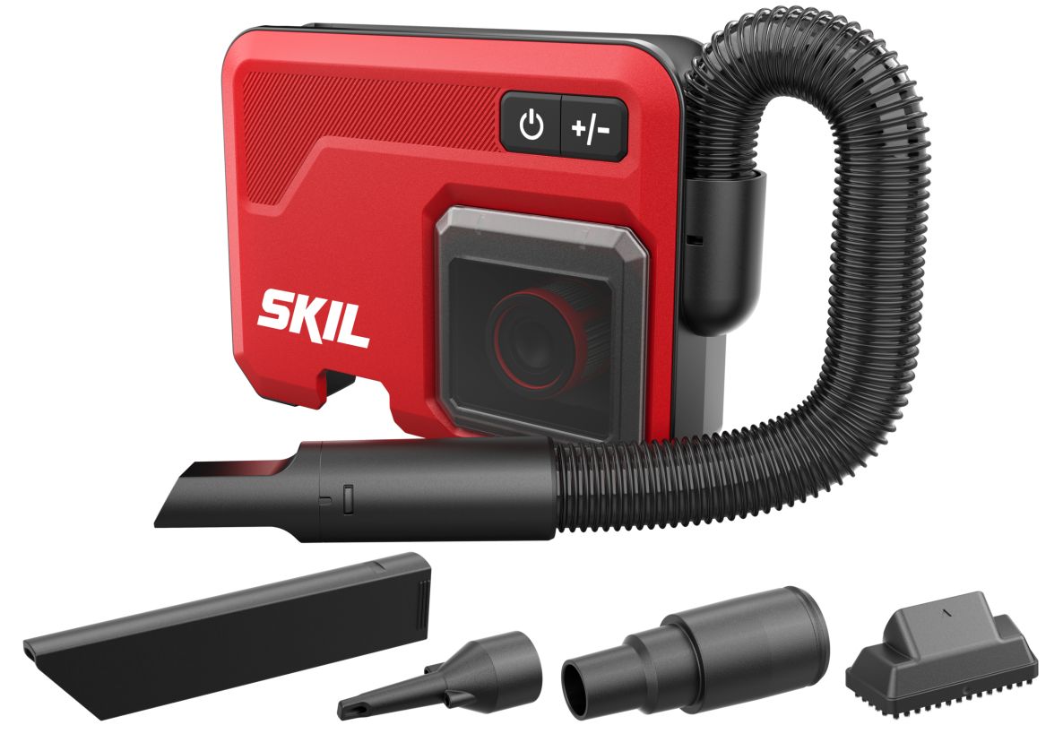 SKIL VA1E3167CA Aspirateur compact sans fil TravelVac 20V brushless hors batteries et chargeur