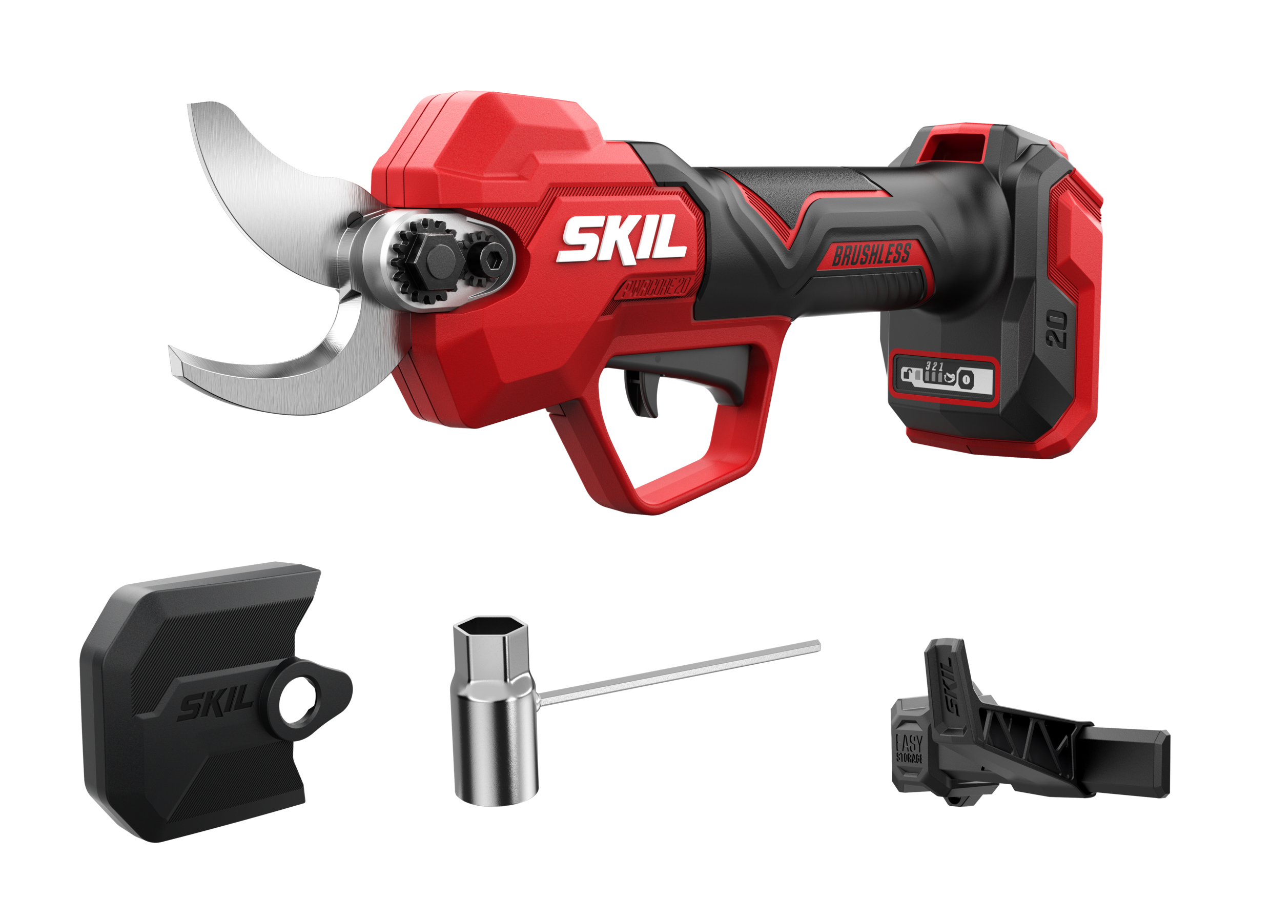 SKIL GV1E0620CA Sécateur sans fil 20V brushless hors batteries et chargeur