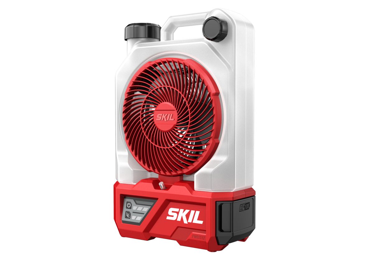 SKIL VA1E3169CA Ventilateur à batterie avec nébuliseur intégré 20V excl. batteries et chargeur dans la boîte