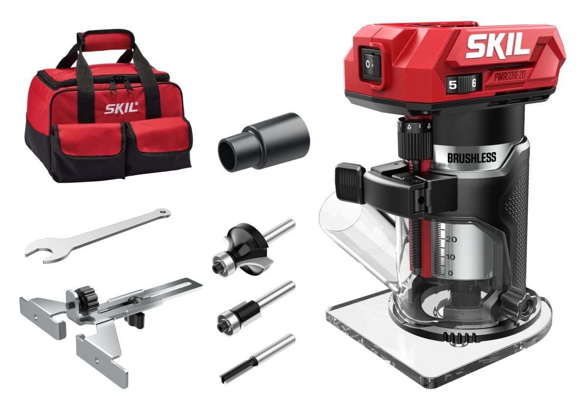 SKIL VA1E3170FA Affleureuse sans fil 20V XP Pro Series sans brosse excl. batteries et chargeur dans le sac