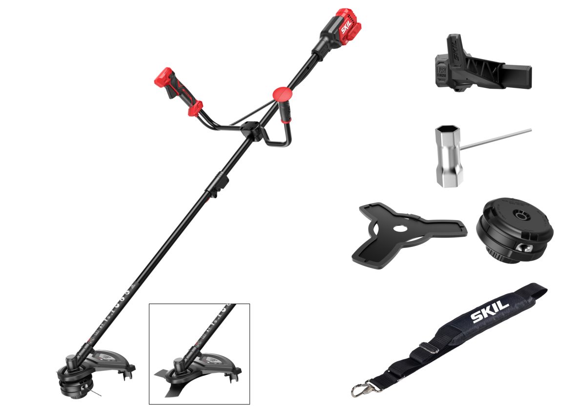 SKIL GT1E0256CA Débroussailleuse sans fil U-grip 20V brushless hors batteries et chargeur