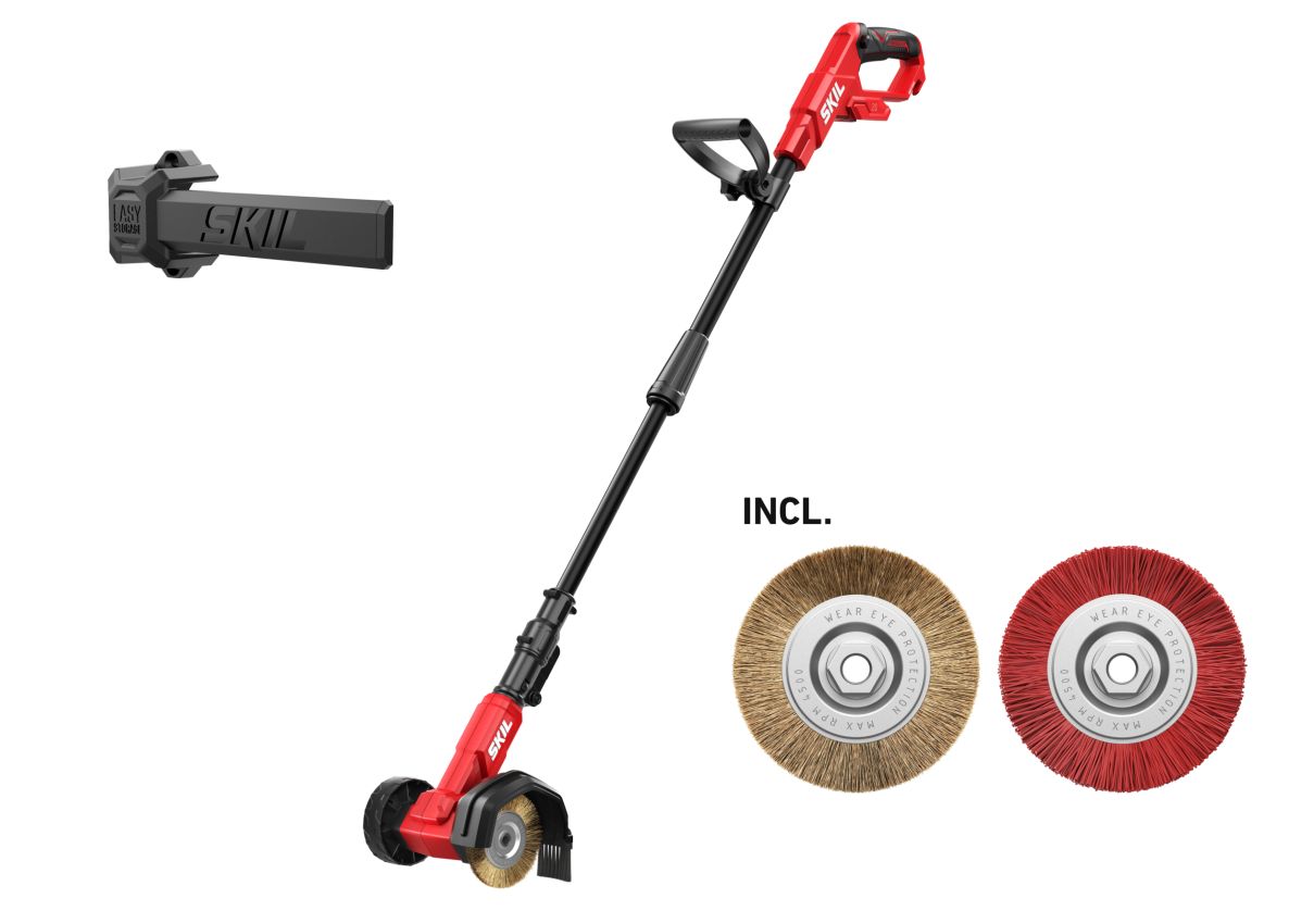 SKIL GV1E0661CA Nettoyeur de joints à piles brosse à désherber 20V sans piles et chargeur dans la boîte