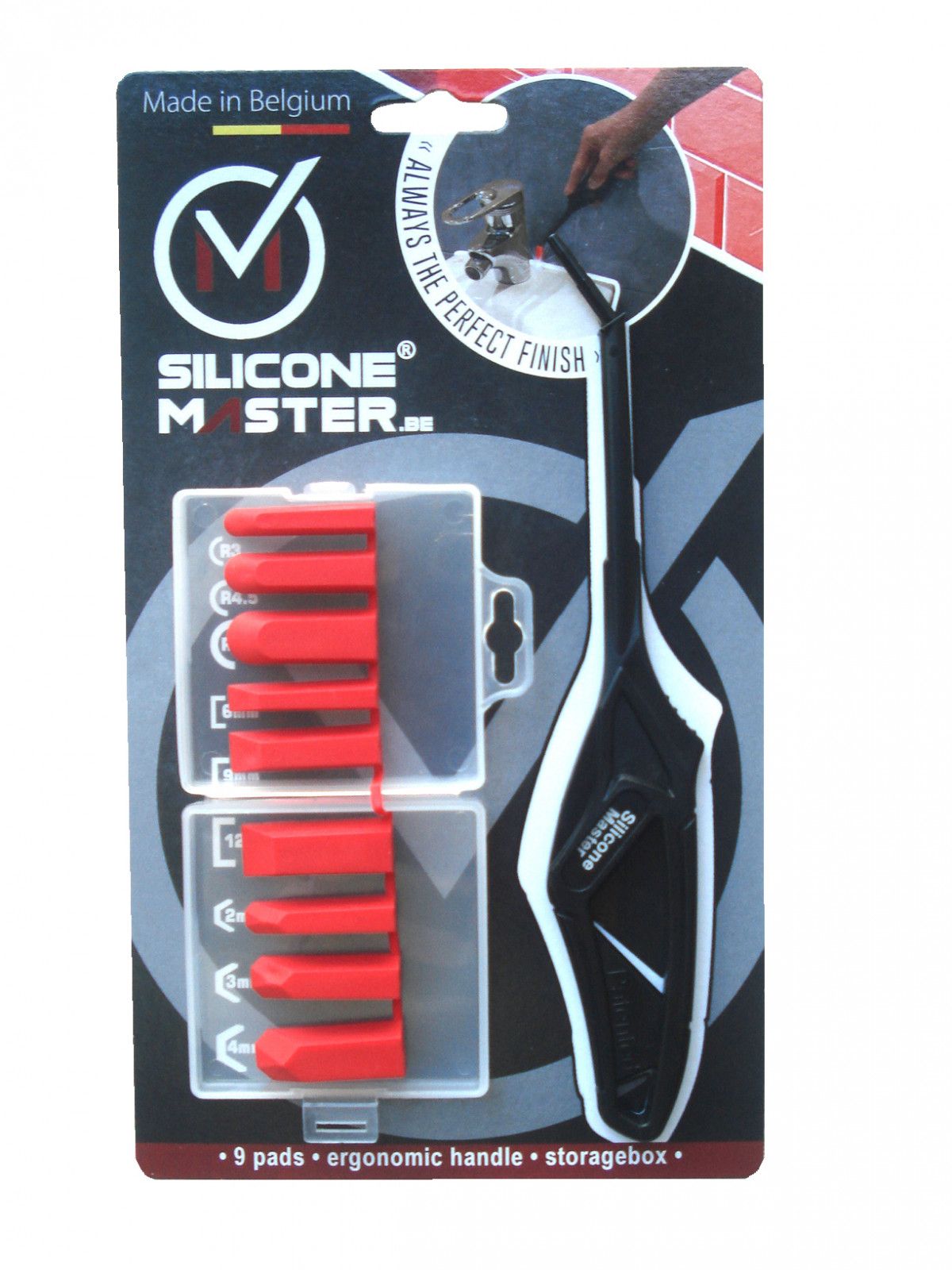 Silicone Master SM-SILICONE Set de becs pour silicone - 9 pièces