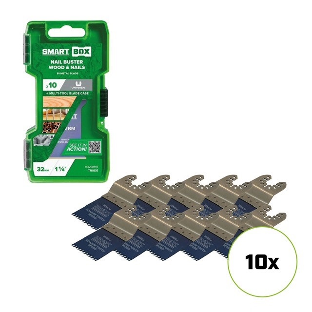 Smart Blades H32CJ10 UN TRA 32x42mm Lame bois grossière 10pcs