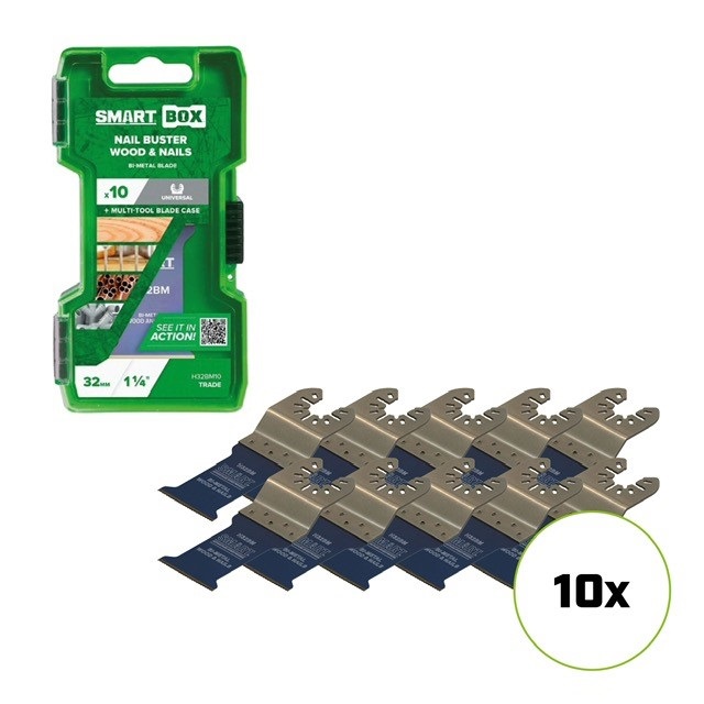 Smart Blades H32BM10 UN TRA 32x51mm BiM lame h-s 10pcs