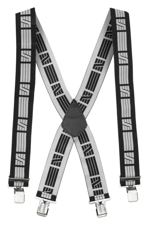 Snickers Workwear 90500418000 Bretelles élastiques Taille unique Noir - Gris (0418)