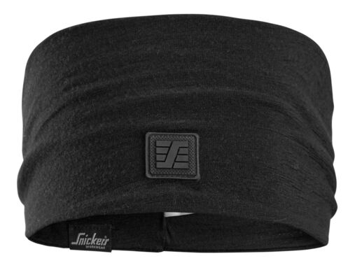 Snickers Workwear 90190400000 Bandeau en laine mérinos Taille unique Noir (0400)