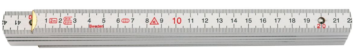 Sola 53060601 HB2/10 Mètre pliant 2m