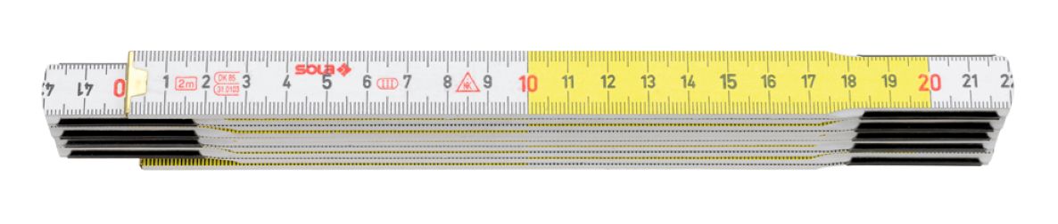 Sola 53021201 HF2/10 Règle pliante 2m