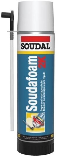 Soudal 104882 Soudafoam 2K PU mousse Champagne 400 ml