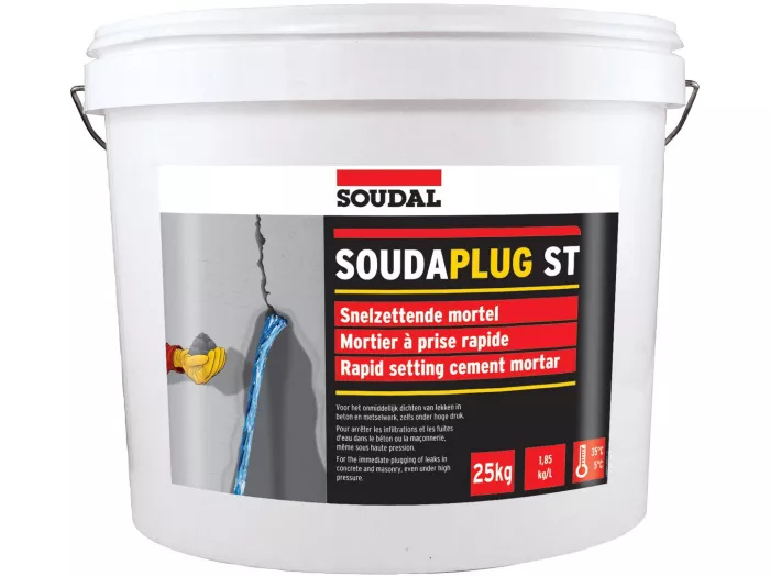 Soudal 126042 Soudaplug ST DFE Mortier &agrave; s&eacute;chage rapide