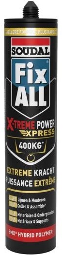 Soudal 154347 Montagekit Fix -All X-Treme Power X-Press White 280ml
