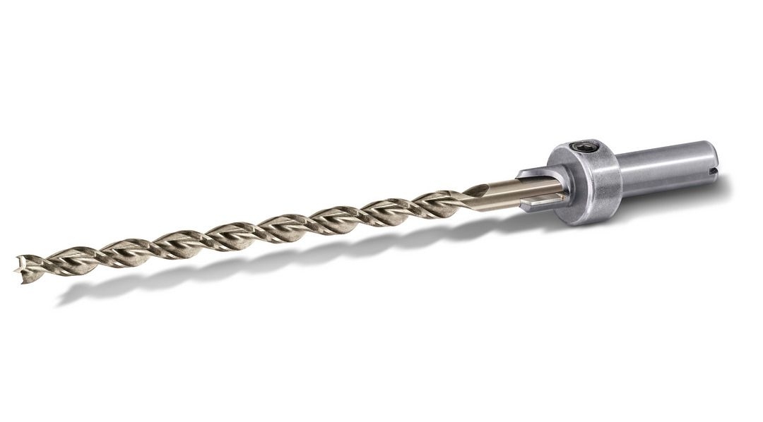 SPAX 5000009186069 2x mèche à bois 6 mm Ø, 1x fraise 9,5 mm Ø, 1x clé Allen, longueur de la mèche 150 mm, longueur de la spirale 105 mm