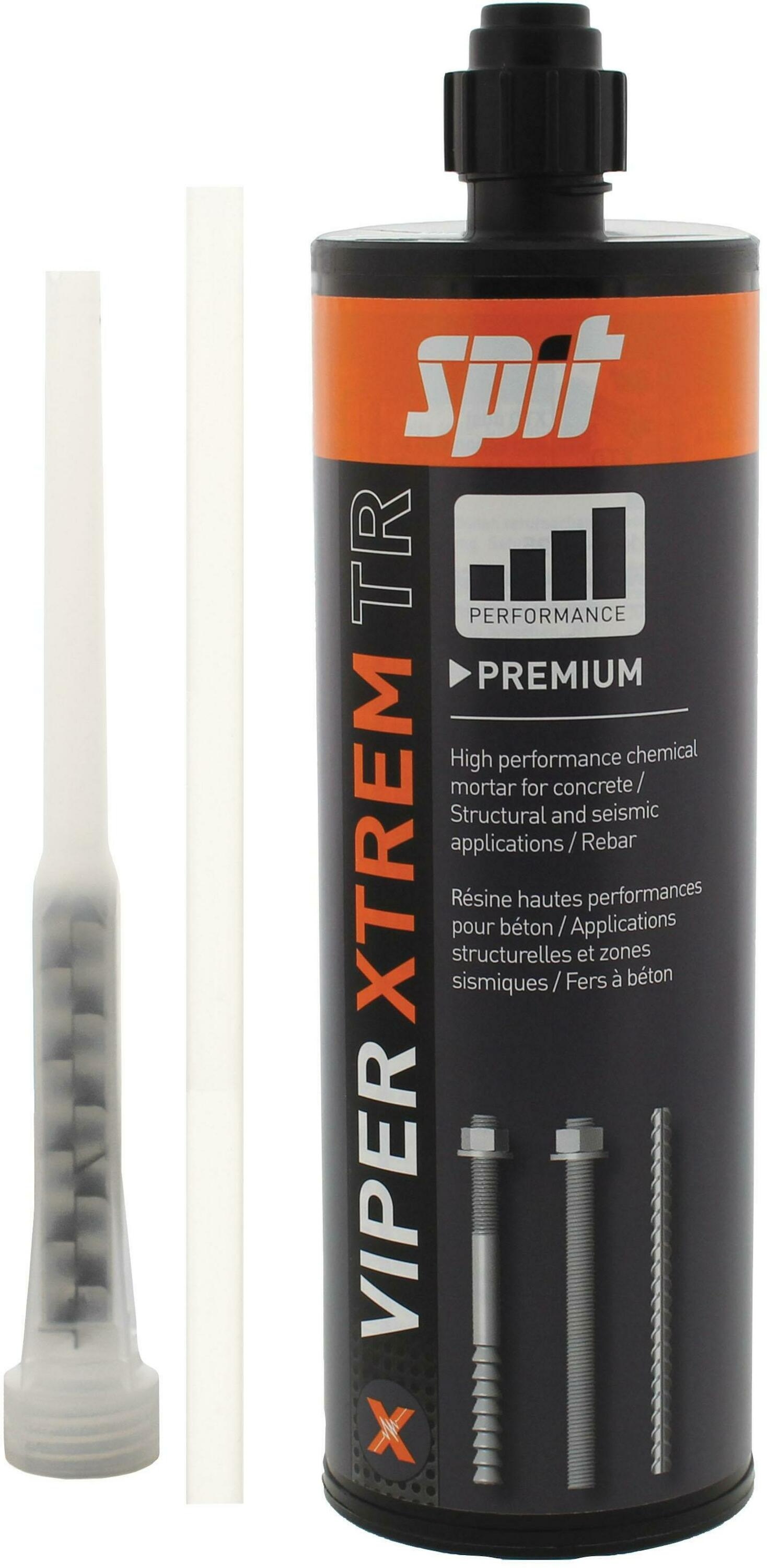 Spit 060201 VIPER XTREM mortier chimique 410 ml (25 pcs)