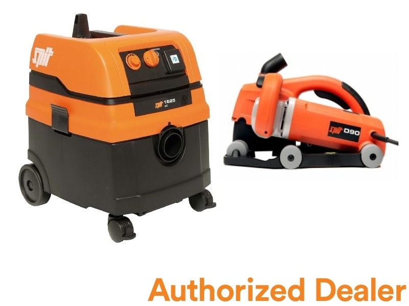 Spit 811245C10 Scie à fente D90 + aspirateur AC1625 + 10 x lame de scie diamantée