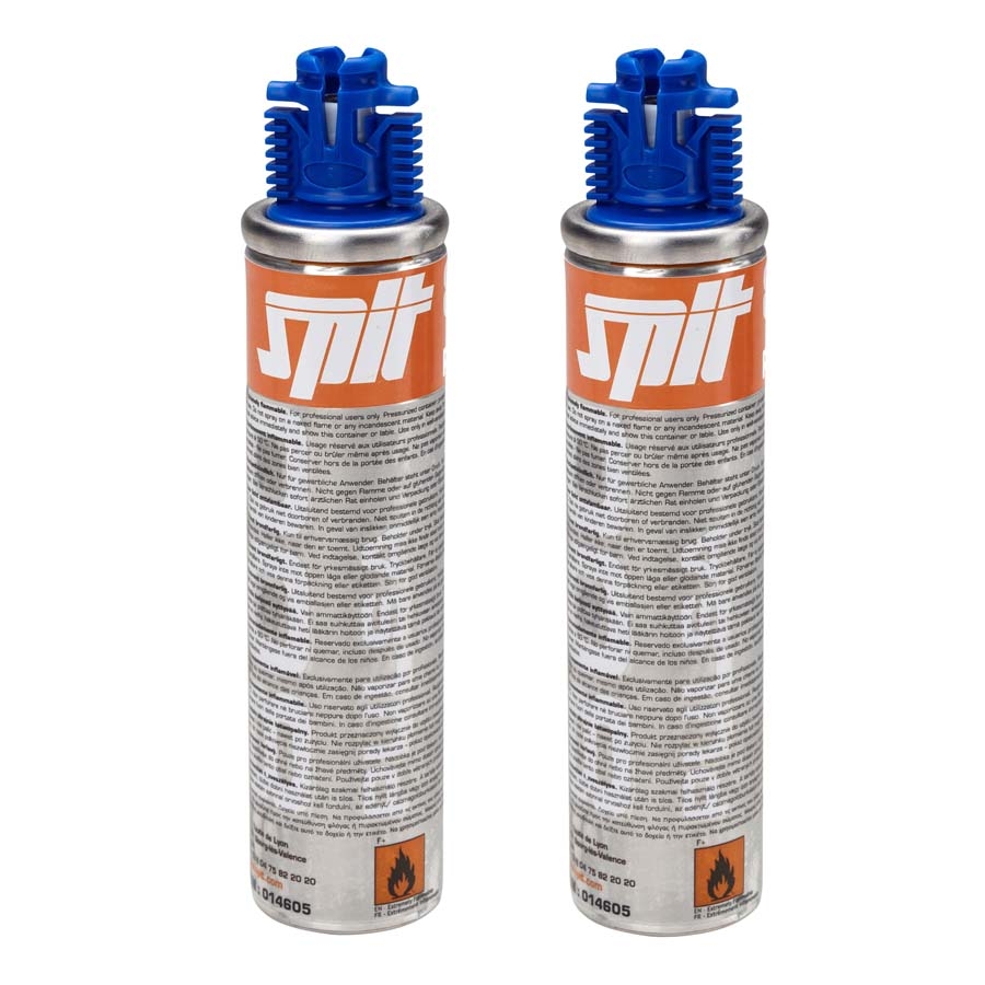 Spit Accessoires 011773 CARTOUCHE DE GAZ - PULSA 800 (2 PIÈCES)