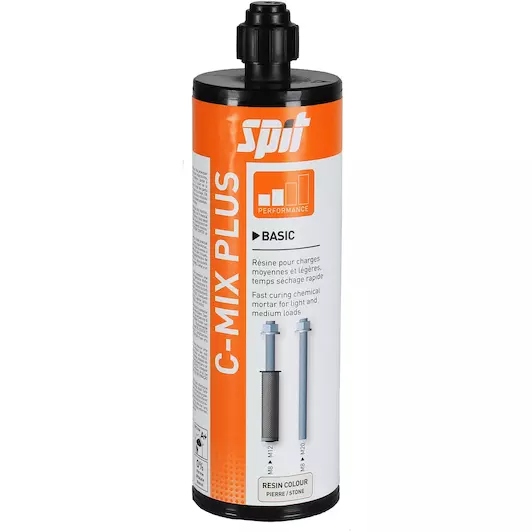 Spit Accessoires 055881 CMix Plus 380 Cartouche d'ancrage chimique + bec verseur