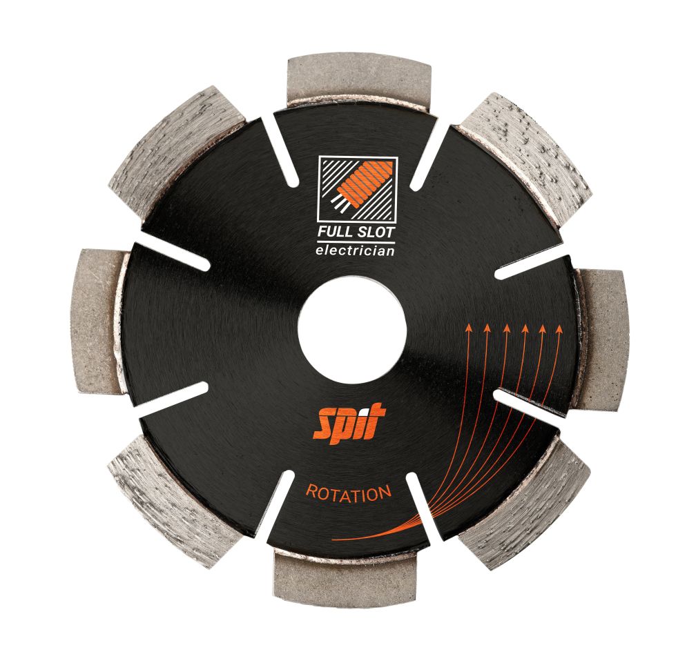 Spit Accessoires 610203 D90 Jeu de disques diamantés 125 mm pour pierre, à fente intégrale, 3 pièces.