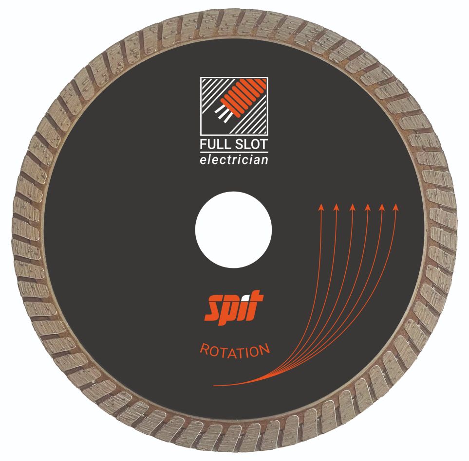 Spit Accessoires 610218 D90 Jeu de disques diamantés 125 mm pour brique silico-calcaire, à rainure intégrale, 6 pièces.
