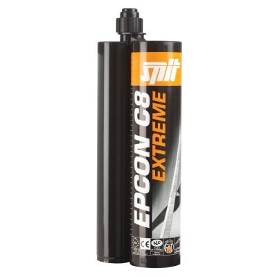 Spit Fixations 055887 Epcon C8 Mortier d'injection à base d'époxy barres d'armature et tiges filetées 450 ml