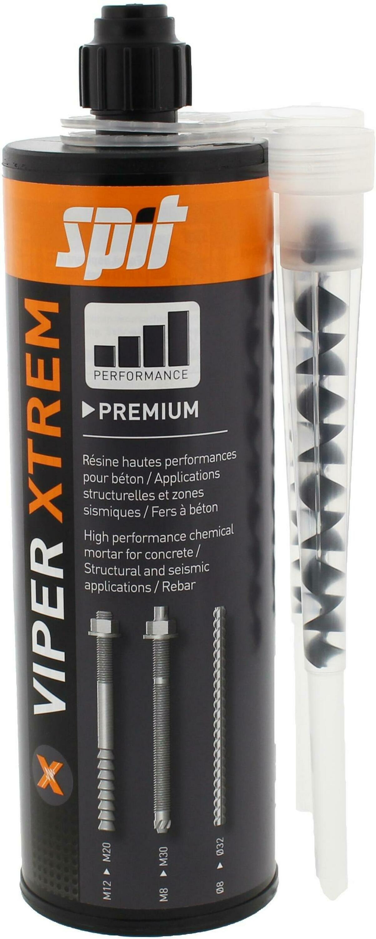 Spit Fixations 060189 Ancre chimique Viper XTREM 410ml