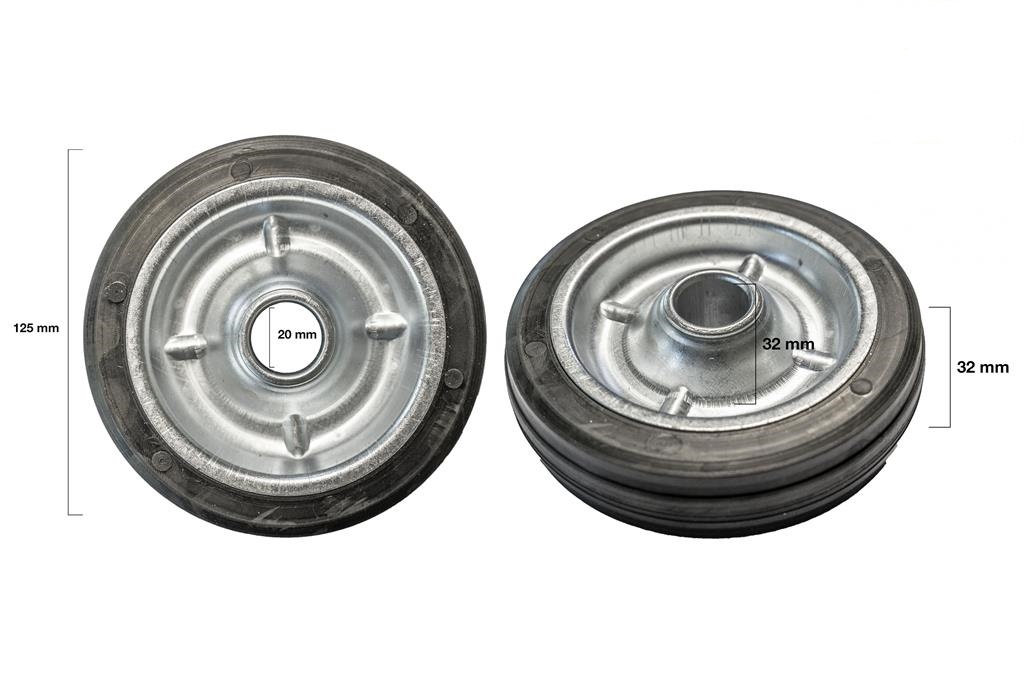 Orit SS/TS/MFK-0000-003-1 Largeur de roue 32 mm Trou d'essieu 20 mm