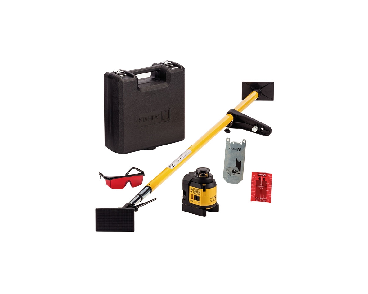 Stabila 18863 LAX400 Laser croisé + perche télescopique laser LT 30