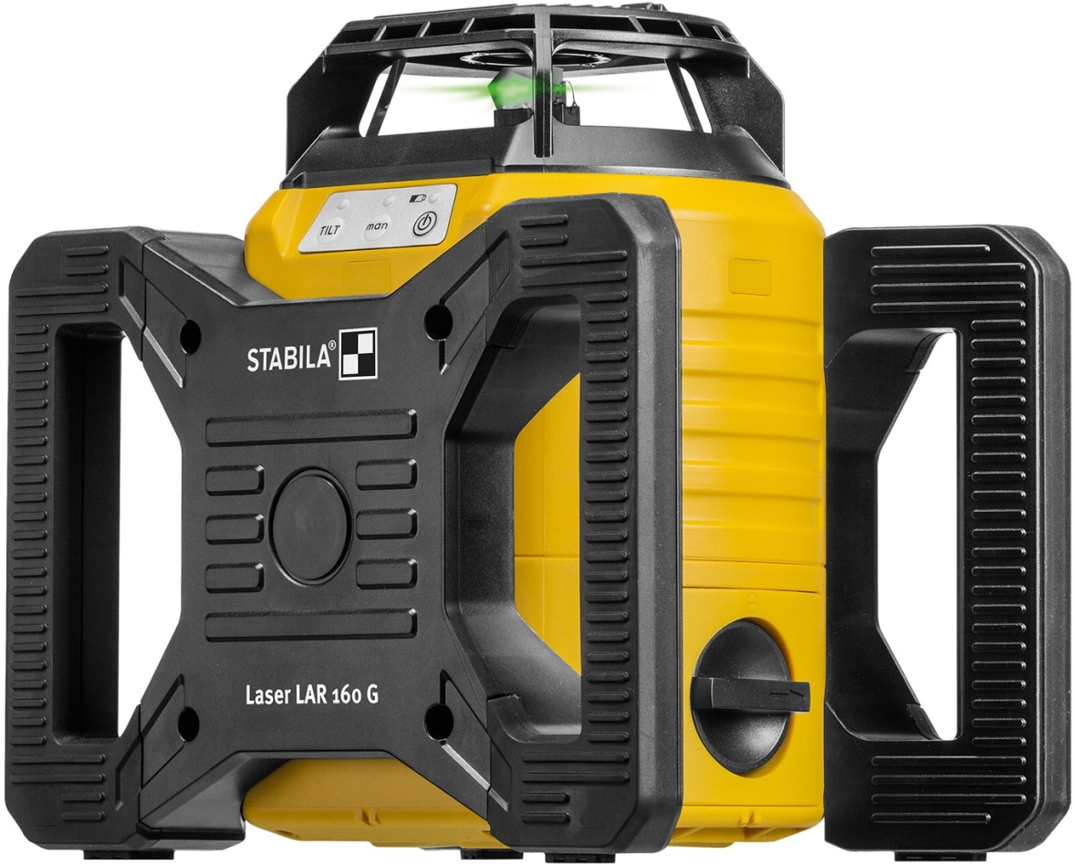 Stabila 19240 Laser rotatif LAR 160 Vert, jeu de 4 pièces