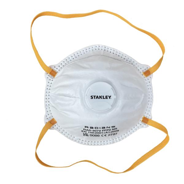 Stanley SYFFP22PKB EU Masque anti-poussière jetable FFP2 2 pièces