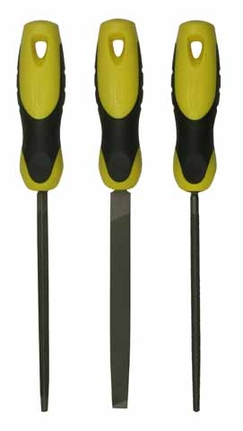 Stanley 0-22-445 Jeu de 3 limes bâtardes 150 mm