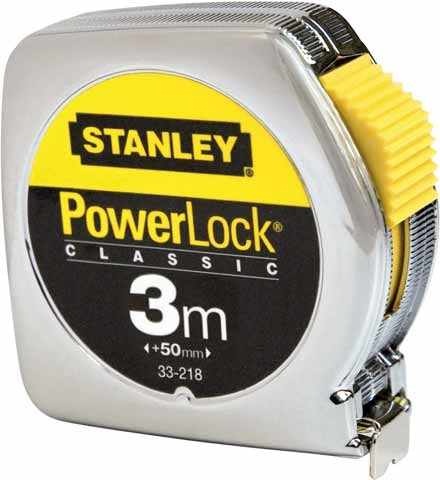 Stanley 0-33-218 Mètre à ruban Powerlock 3m - 12.7mm métal