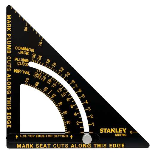 Stanley STHT46056-0 Construction r&eacute;glable Triangle 180mm aluminium