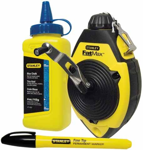 Stanley 0-47-681 Kit cordeau traceur FatMax 30m