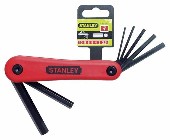 Stanley 4-69-261 Jeu de clés à douille 7 pièces 1,5-6mm