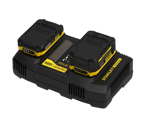Stanley SFMCB24 Chargeur de batterie double Fatmax V20 18 volts