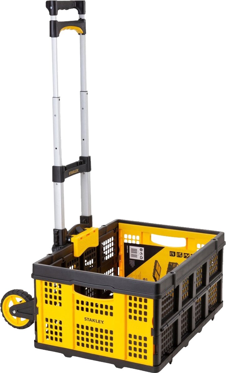 Stanley FT509 Chariot pliant d'une capacité de 70 kg avec caisse pliante
