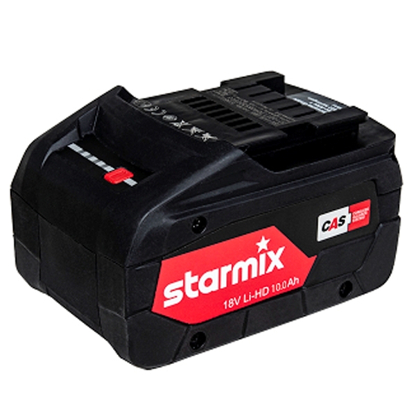 Starmix Accessoires 457031 Batterie 18 Volt 10.0 Ah LiHD