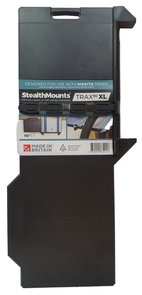 StealthMounts TSS-L-MK-1 Trax90 butée noire pour rail de guidage Makita XL