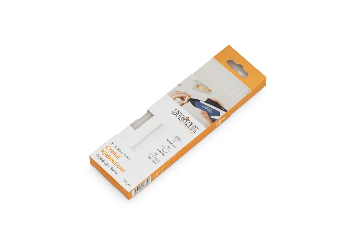 Steinel 006624 Cartouches de colle Cristal 7mm 96g 16ST