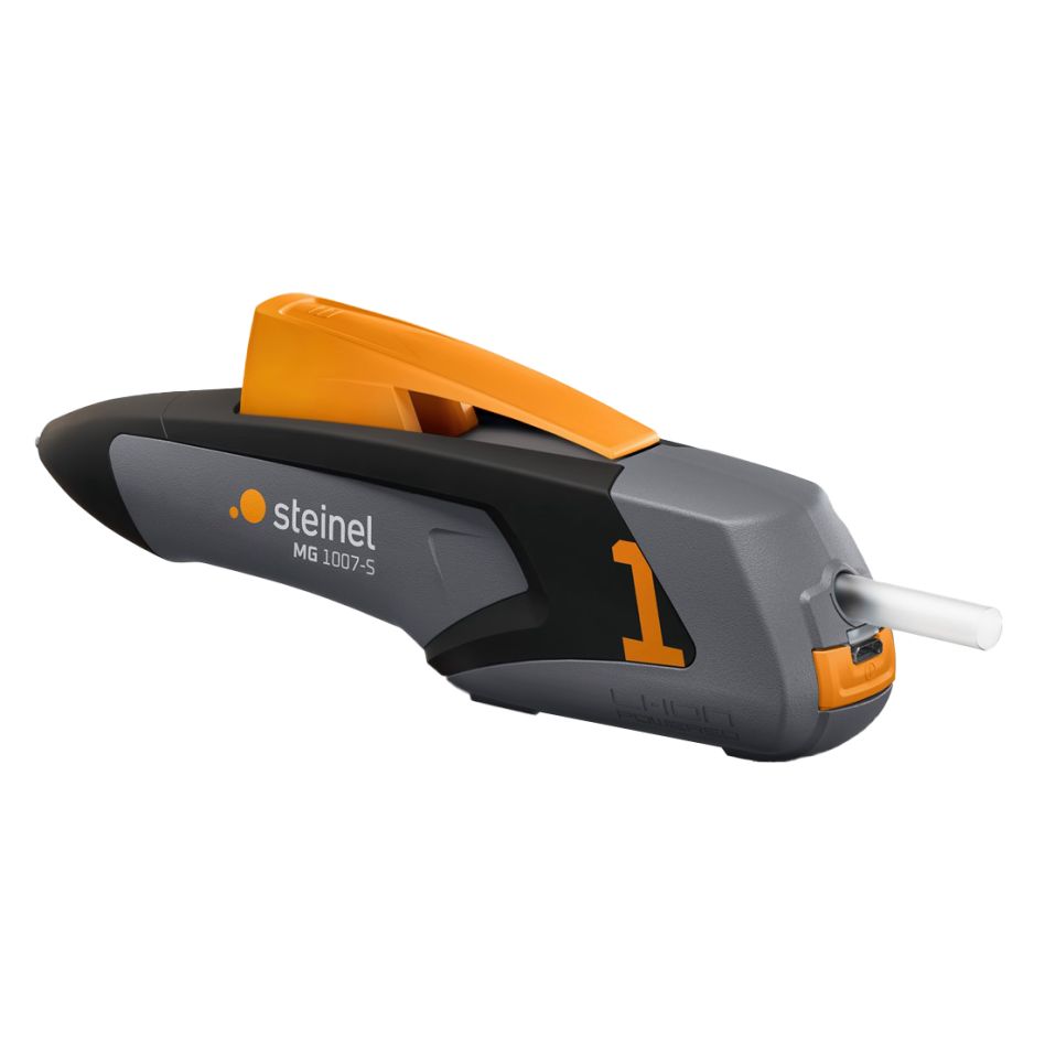 Steinel 084271 MobileGlue 1007-S Pistolet à colle à batterie 1x batterie 3,6V et chargeur USB + 3 cartouches de colle
