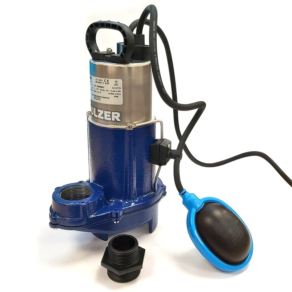 Sulzer 01399105 ABS MF154 WKS Pompe à eaux usées avec flotteur 12 m3/h