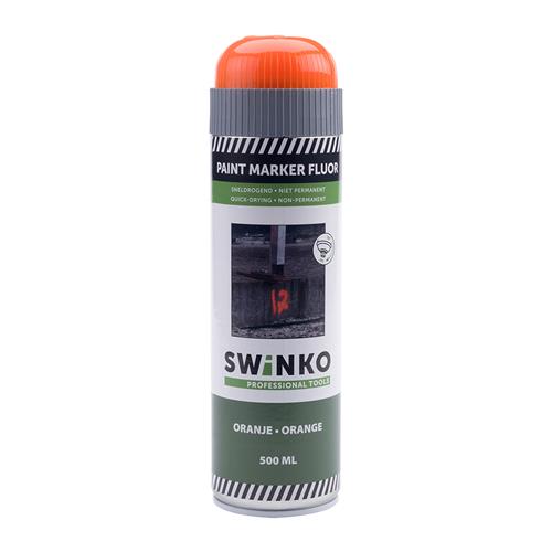Swinko 24.001.03 Peinture de marquage Marqueur à peinture 500 ml - orange fluorescent