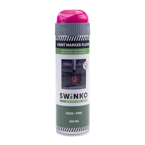 Swinko 24.001.05 Peinture de marquage Marqueur à peinture 500 ml - rose fluorescent