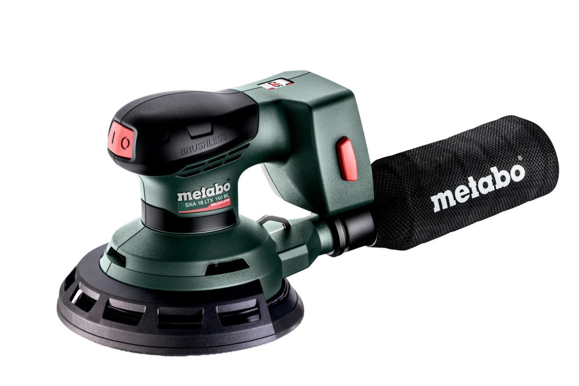 Metabo 600411850 SXA 18 LTX 150 BL body Ponceuse excentrique à batterie 18 volts hors batteries ""et chargeur""