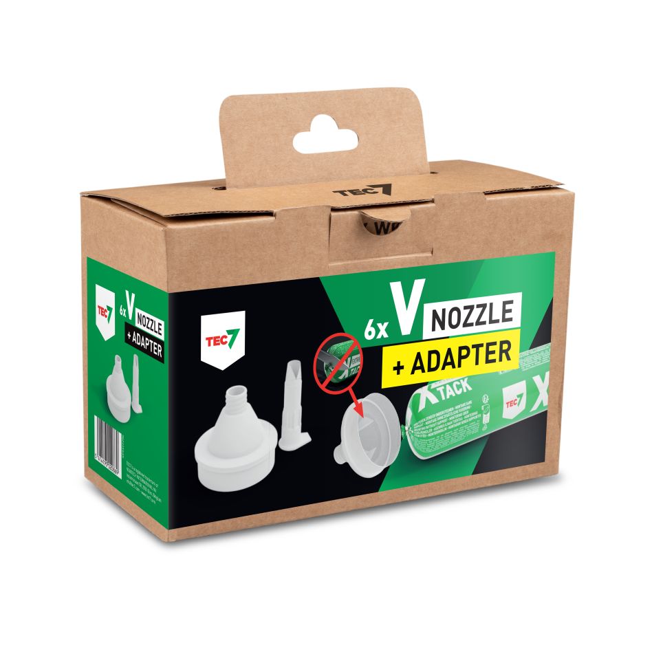 TEC7 599317290 Buse en V + adaptateur pour saucisses X-Tack 6ST