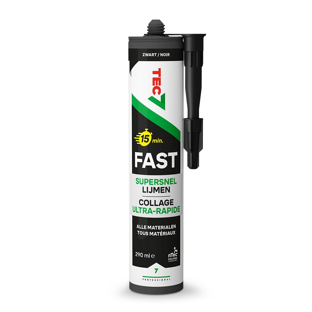 TEC7 538106000 Cartouche de mastic adh&eacute;sif Fast black 290ml