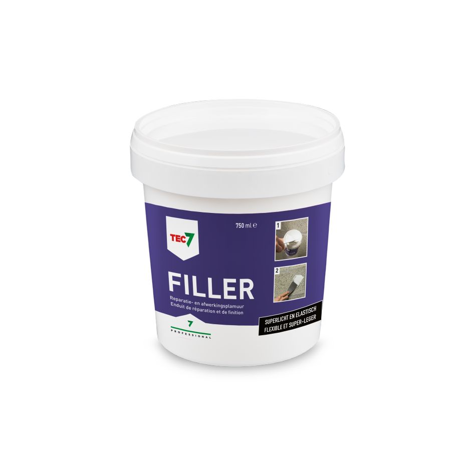 TEC7 601075000 Filler Superlight mastic de réparation et de finition 750ml