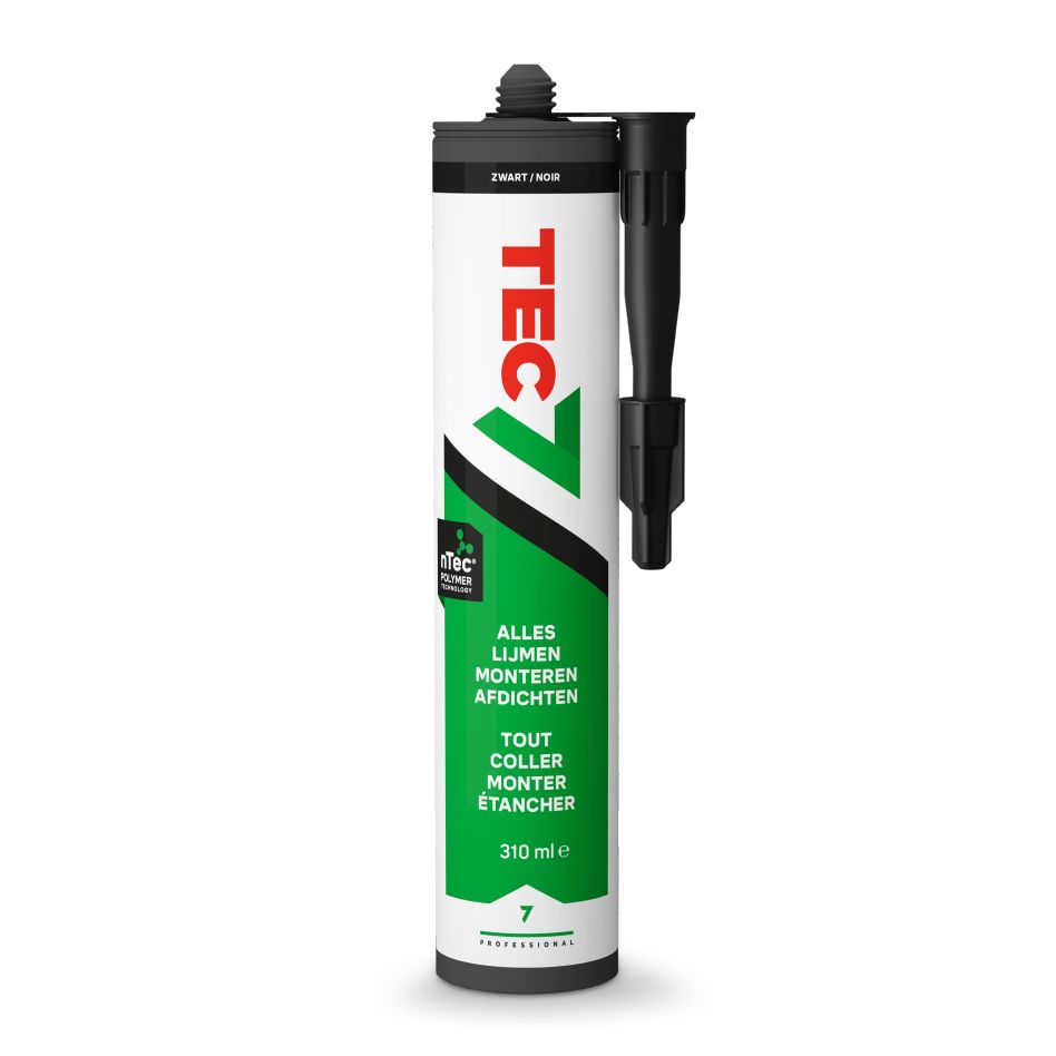 TEC7 535106000 Noir Cartouche de mastic de montage 310ml