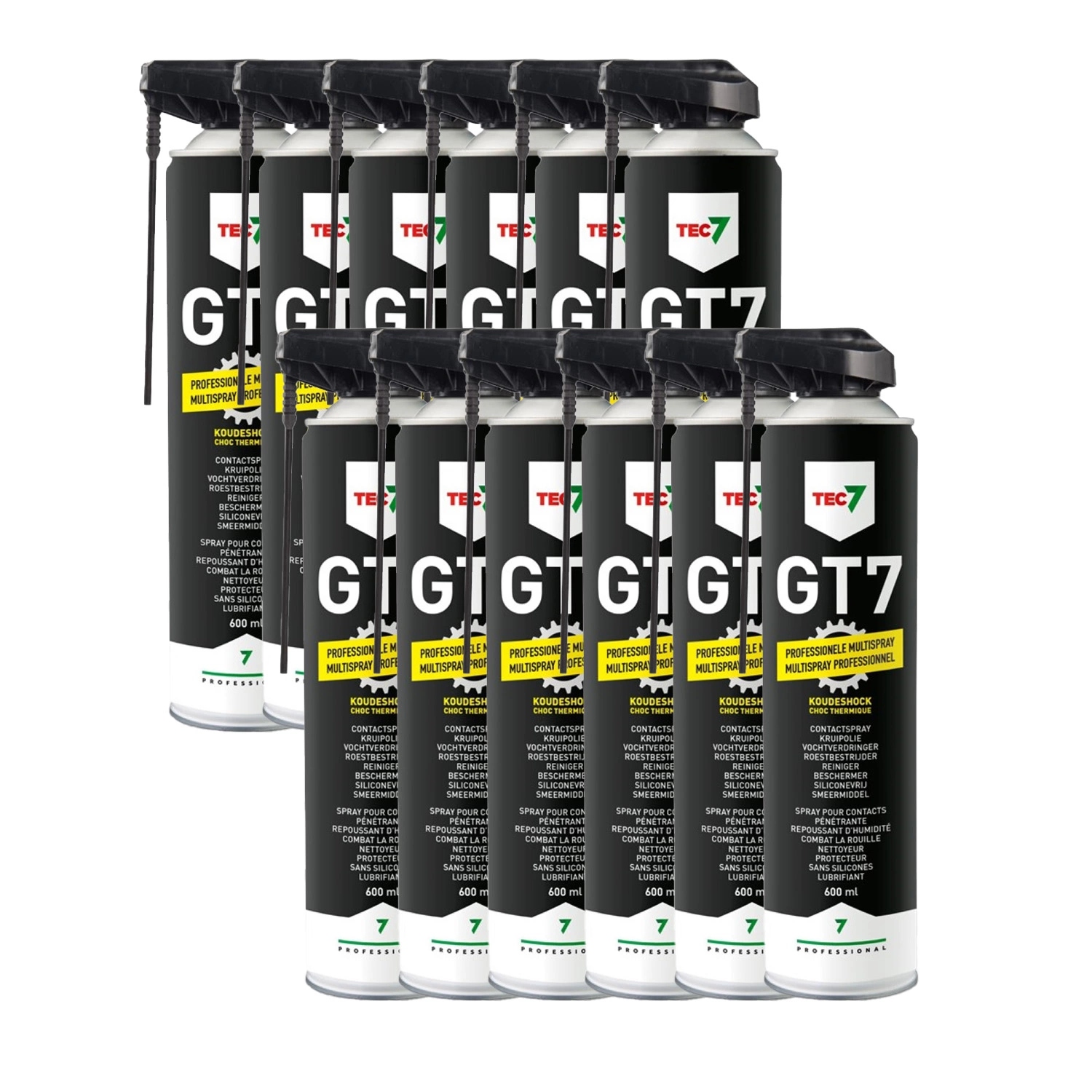 TEC7 230106000 GT7 Multispray 600ml 12 pièces
