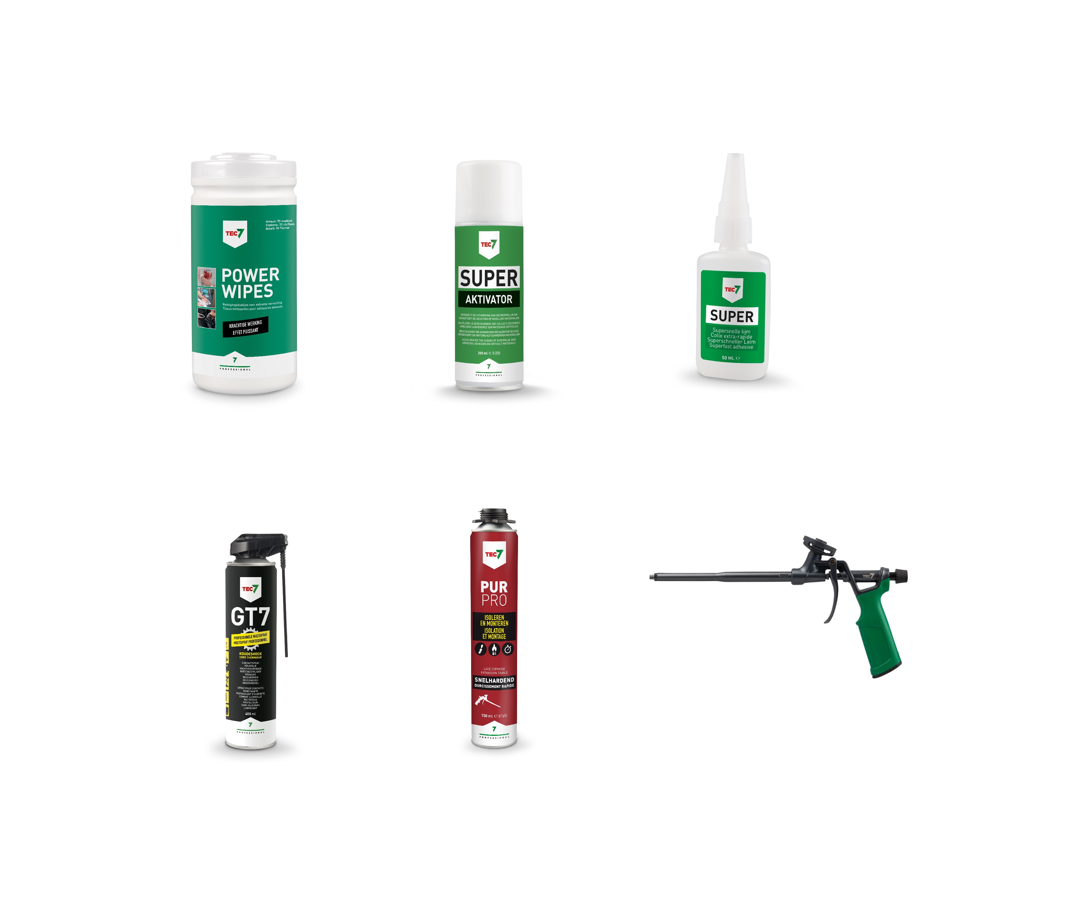 TEC7 TEC7PURTN Pack de démarrage 6 pièces